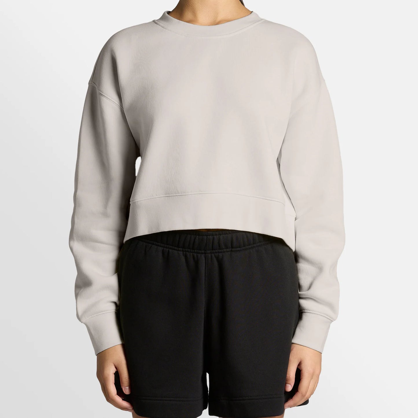 FUA CLOTHING Article #2858 Women's Relax Crop Crew