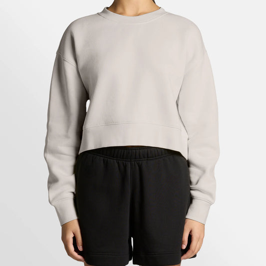 FUA CLOTHING Article #2858 Women's Relax Crop Crew